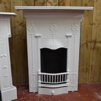 Art Nouveau Bedroom Fireplace - 2054B - The Antique Fireplace Company