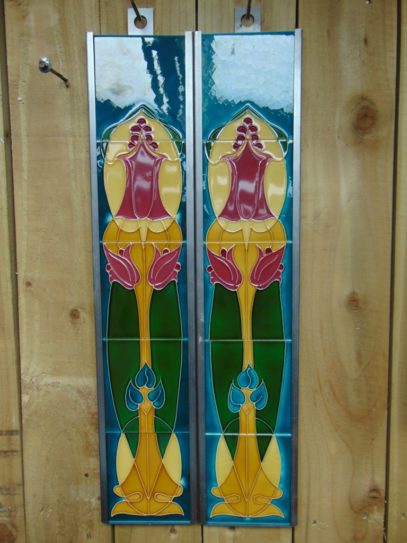 Reproduction Art Nouveau Fireplace Tiles R063 Antique Fireplace Company.