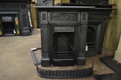 Victorian Cast Iron Combination Fireplace - 2066MC - The Antique Fireplace Company