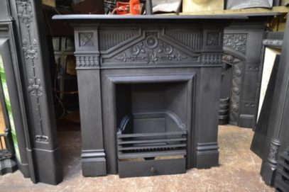 Victorian Daisy Fireplace - 2053LC - The Antique Fireplace Company