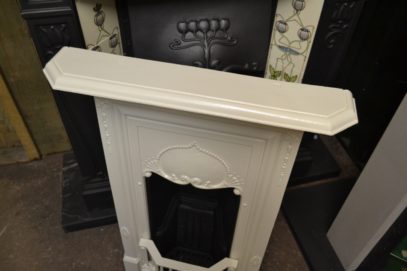 Painted Edwardian Art Nouveau Fireplace 2058B Antique Fireplace Company