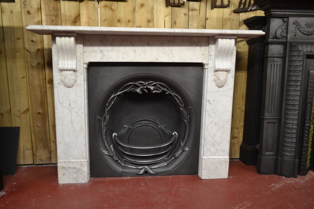 Early Victorian Cast Iron Grate 2090I Old Fireplaces