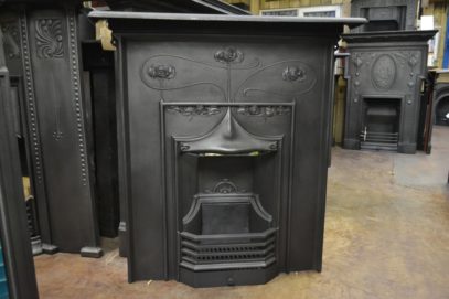 Original Art Nouveau Fireplace 2091MC Oldfireplaces