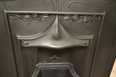 Original Art Nouveau Fireplace 2091MC Oldfireplaces