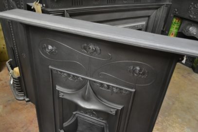 Original Art Nouveau Fireplace 2091MC Oldfireplaces