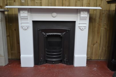 Painted Victorian Slate Fire Surround 2092SS Antique Fireplace Company