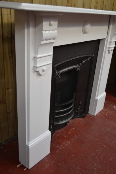 Painted Victorian Slate Fire Surround 2092SS Antique Fireplace Company