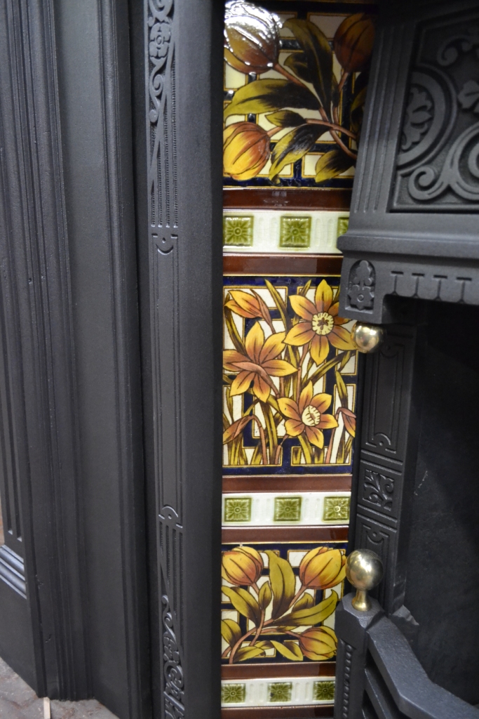 Victorian Fireplace Tiles V093 Old Fireplaces