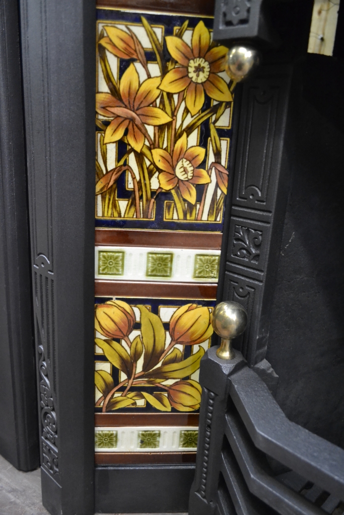 Victorian Fireplace Tiles V093 Old Fireplaces