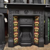Victorian Primrose Tiled Combination Fireplace - 2057TC - The Antique Fireplace Company