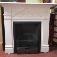 Black & White Victorian Daisy Fireplace 3026LC Antique Fireplace Company