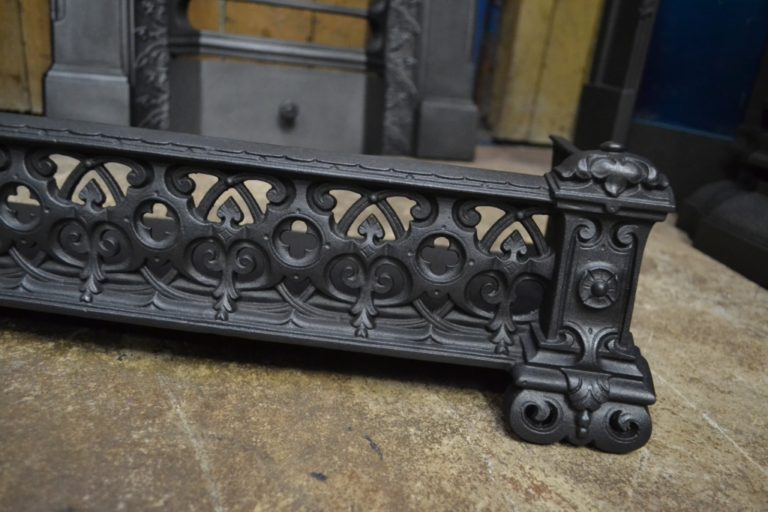 Victorian Cast Iron Fender - 3032FE - Antique Fireplace Co