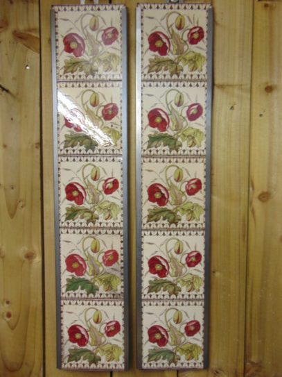 Poppy Victorian Fireplace Tiles V093 Old Fireplaces