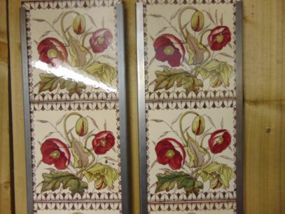 Poppy Victorian Fireplace Tiles V093 Old Fireplaces