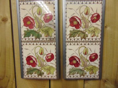 Poppy Victorian Fireplace Tiles V093 Old Fireplaces