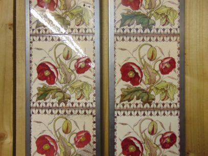 Poppy Victorian Fireplace Tiles V093 Old Fireplaces