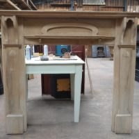 Oak Art Nouveau Fire Surround - 3062WS