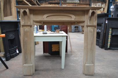 Oak Art Nouveau Fire Surround - 3062WS