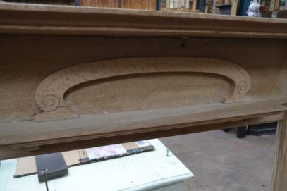 Oak Art Nouveau Fire Surround - 3062WS