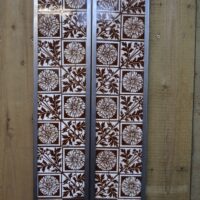 Aesthetic Movement Fireplace Tiles V066