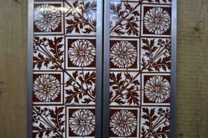 Aesthetic Movement Fireplace Tiles V066