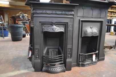 Victorian Biclam Fireplace – 3073B - The Antique Fireplace Company