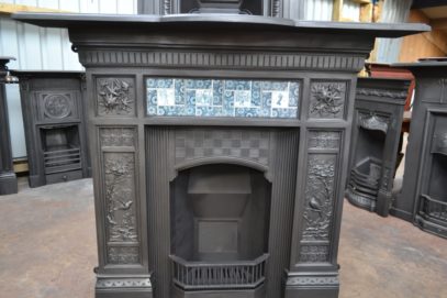 Arts and Crafts Tiled Fireplace - Antique Fireplace Company