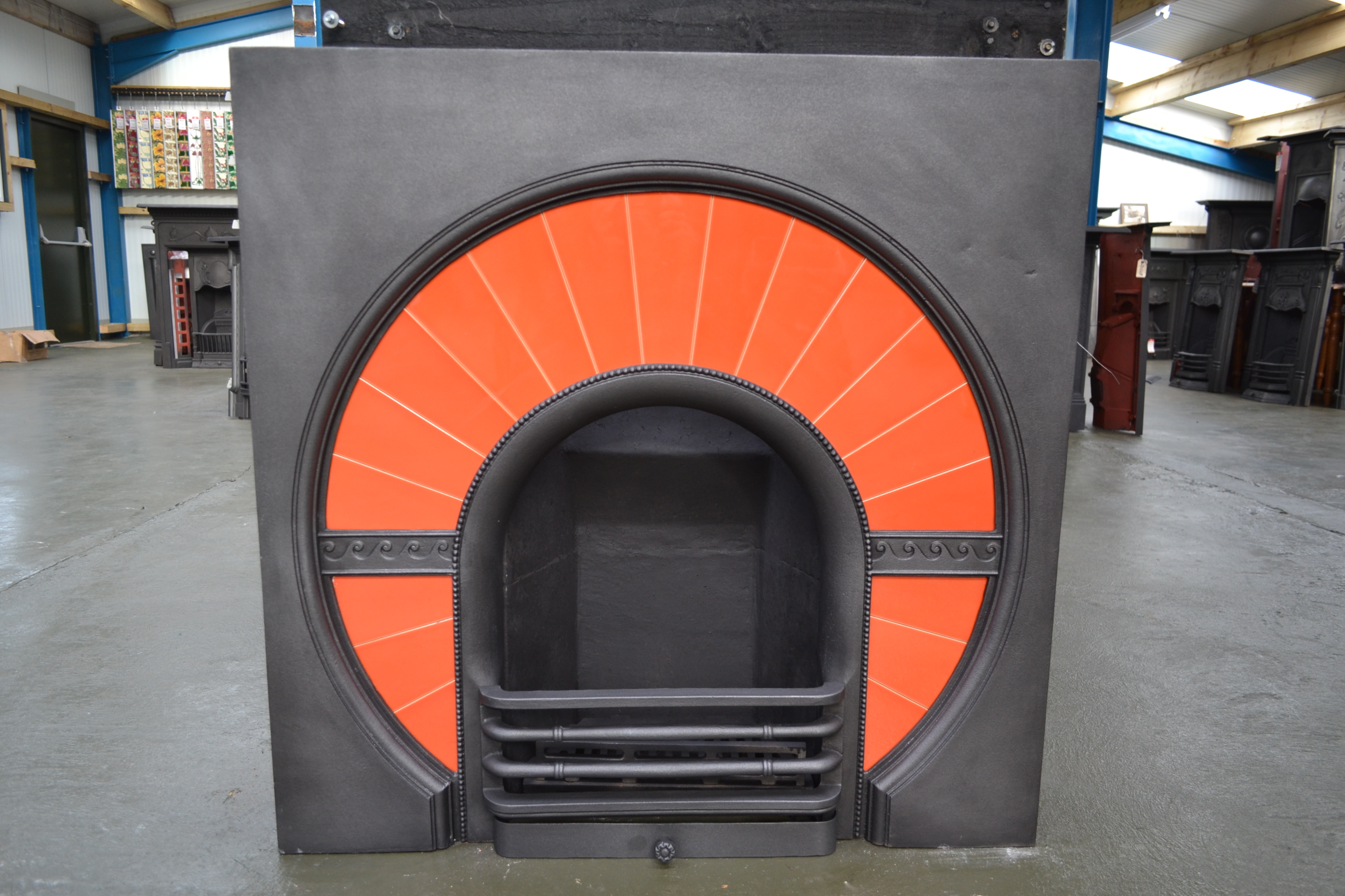 Art Deco Tiled Insert 1935ti Antique Fireplace Co