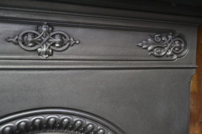 Victorian Cast Iron Fireplace 3088MC - One of a pair