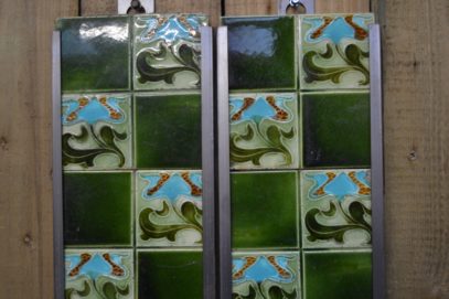 Art Nouveau Fireplace Tiles AN002