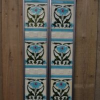 Art Nouveau Fireplace Tiles AN003 Antique Fireplace Company