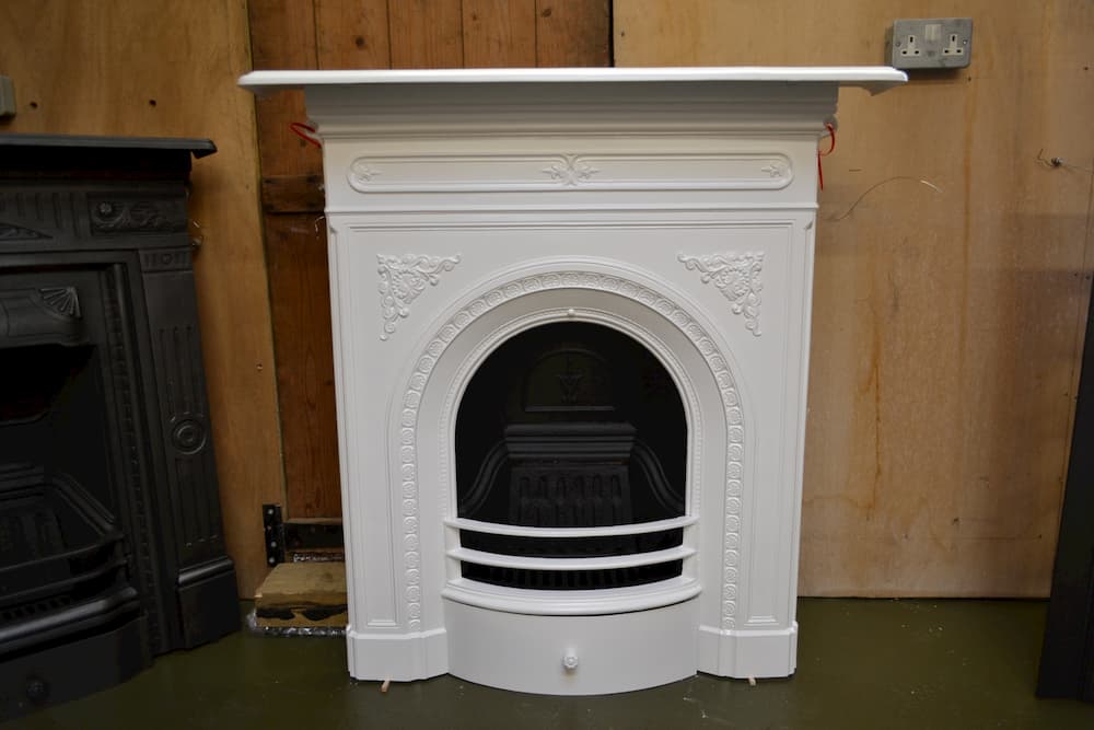 Victorian Cast Iron Fireplace Painted, Can I Paint Cast Iron Fireplace