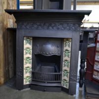 Art Nouveau Tiled Combination with Ivy detail 3099TC - Oldfireplaces