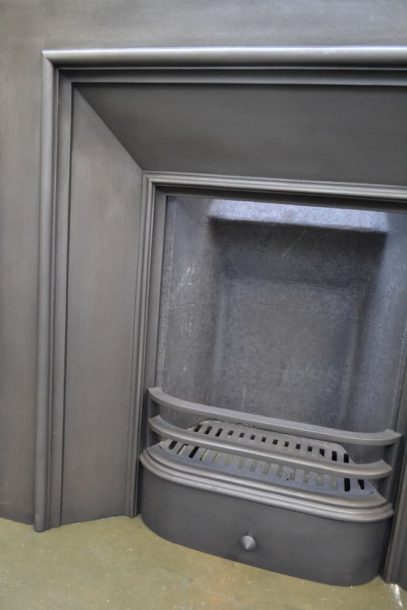 Georgian Cast Iron Square Insert 4002I - Antique Fireplace Company
