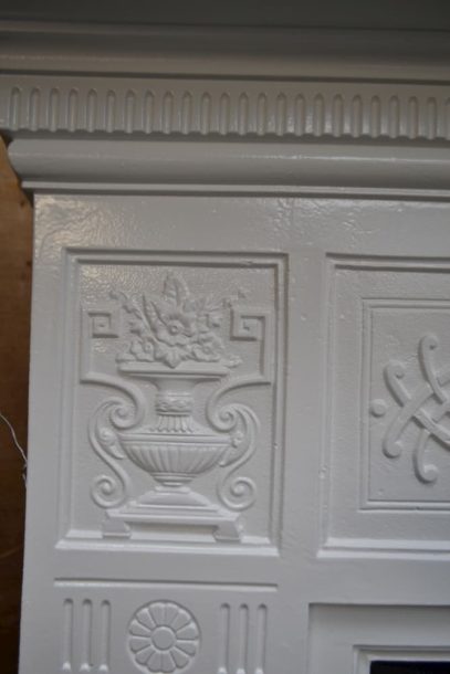 Victorian Cast Iron Painted Fireplace 4005LC - Oldfireplaces