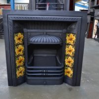 Victorian Tiled Fire Insert 4008TI - Antique Fireplace Company