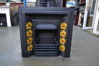 Victorian Tiled Fire Insert 4008TI - Antique Fireplace Company