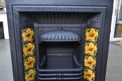 Victorian Tiled Fire Insert 4008TI - Antique Fireplace Company