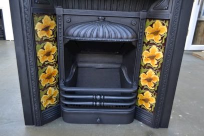 Victorian Tiled Fire Insert 4008TI - Antique Fireplace Company