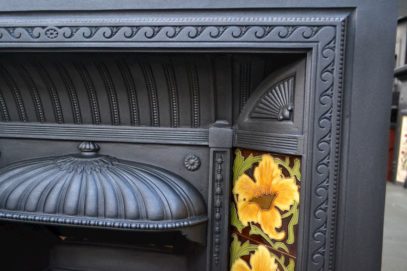 Victorian Tiled Fire Insert 4008TI - Antique Fireplace Company