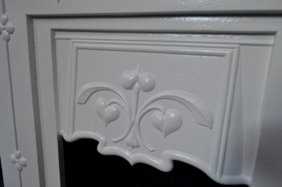 Art Nouveau Bedroom Fireplace Painted 4022B - Oldfireplaces