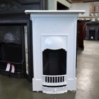 White Art Nouveau Bedroom Fireplace 4024B - Oldfireplaces