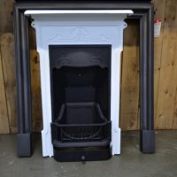 Edwardian Art Nouveau Fireplaces in Black & White 4026B - Oldfireplaces