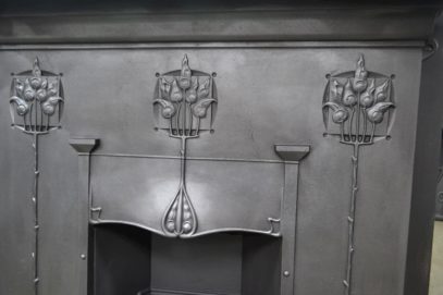 Art Nouveau Fireplace Combination 4028LC - Oldfireplaces