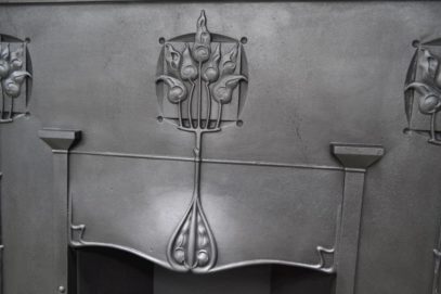 Art Nouveau Fireplace Combination 4028LC - Oldfireplaces