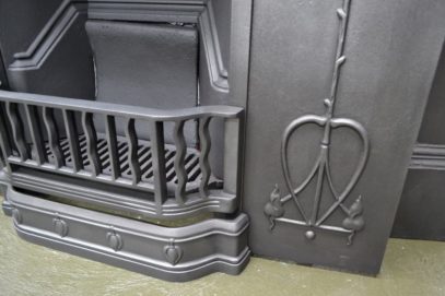 Art Nouveau Fireplace Combination 4028LC - Oldfireplaces