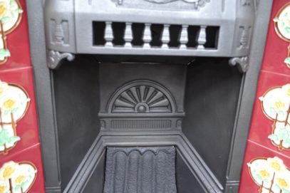 Late Victorian Tiled Combination Fireplace 4033TC - Oldfireplaces