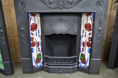 Art Nouveau Combination Fireplace 'The Vienna' 4046TC - Oldfireplaces