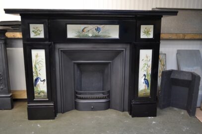 Victorian Black Marble Fire Surround 1794MS - Oldfireplaces