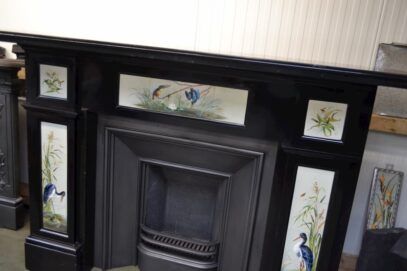 Victorian Black Marble Fire Surround 1794MS - Oldfireplaces